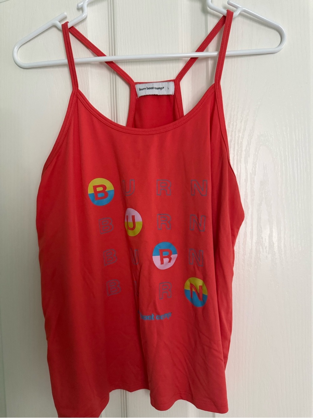 Women's Red Graphic Tank Top